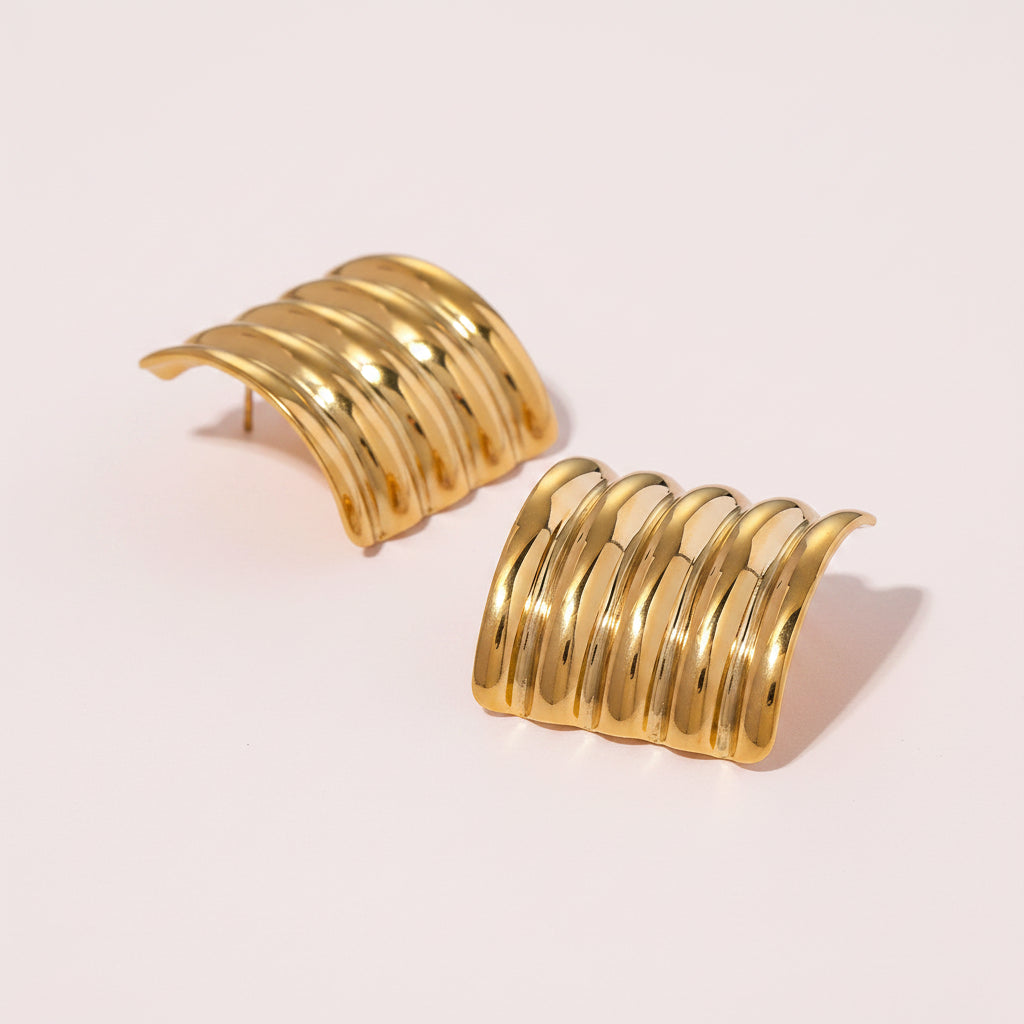 Horizontal Stripes Earrings