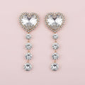 Heart Drop Dangle Earrings