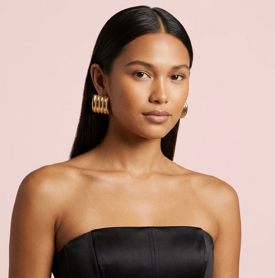 Horizontal Stripes Earrings