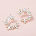 Rhinestone Star Shine Dangle Earrings