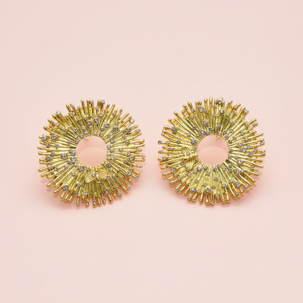 Big Sun Statement Earrings