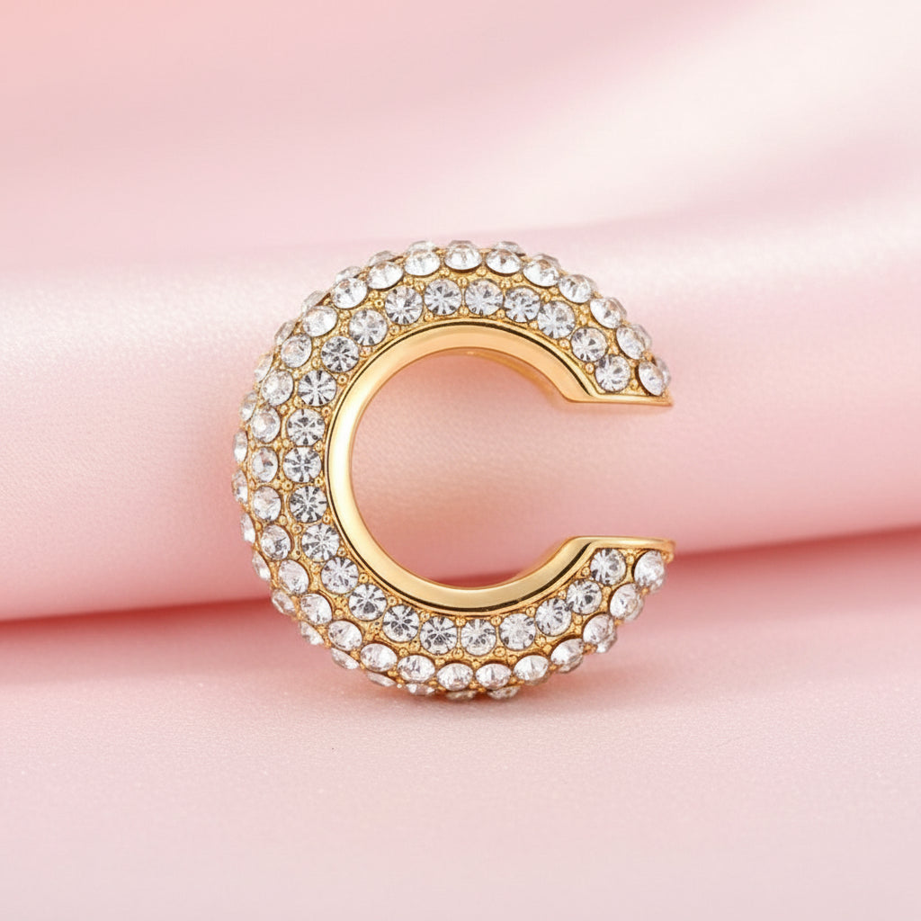 Rhinestone Studded Earcuffs