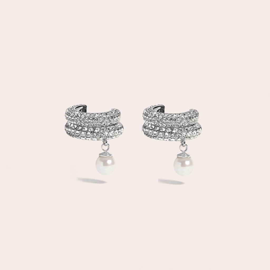 Zircon Pearl Ear Cuff