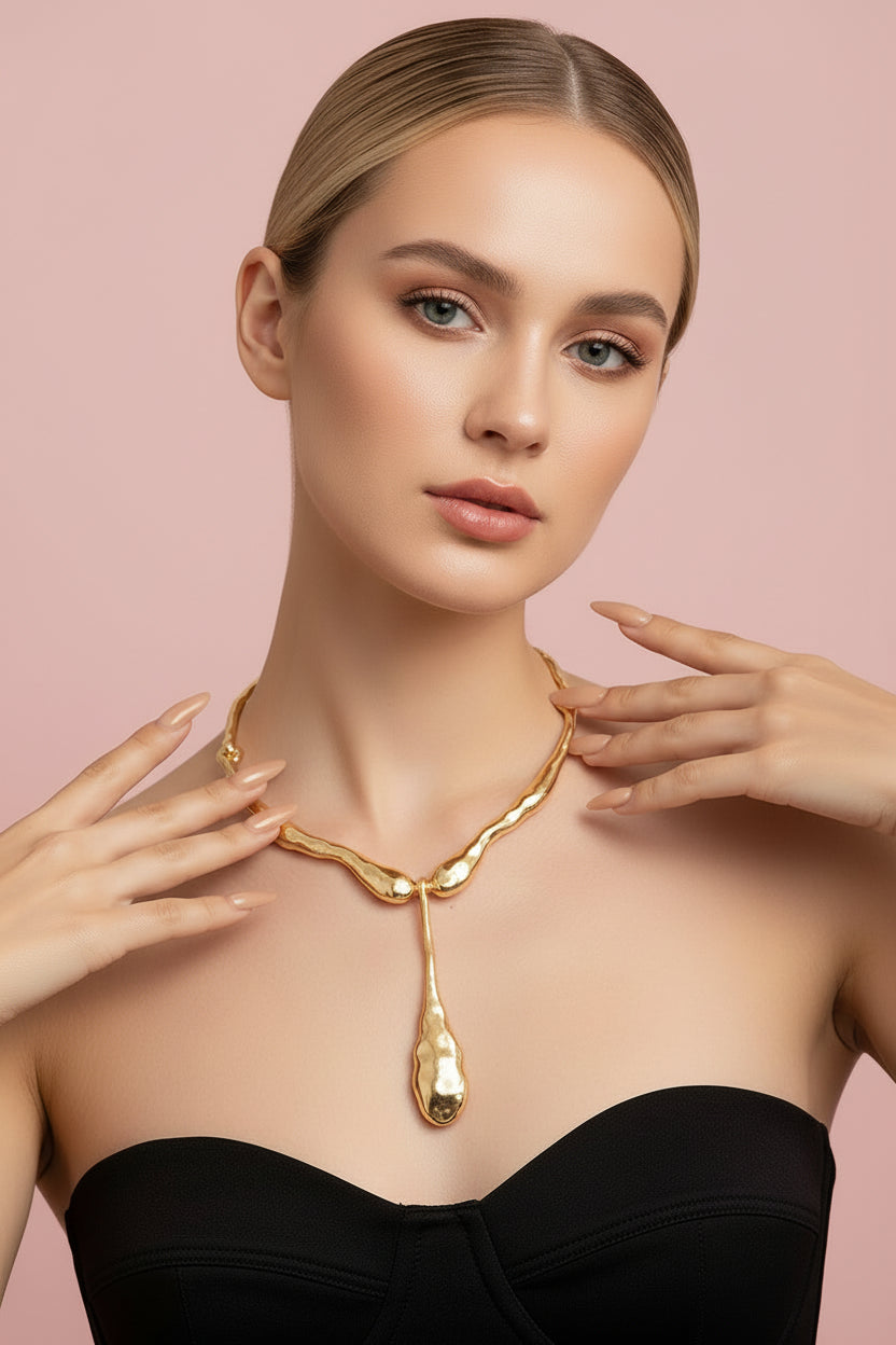 Droplet Chocker Necklace