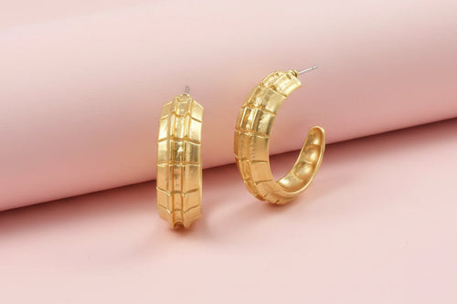 Chunky Hoop Earrings