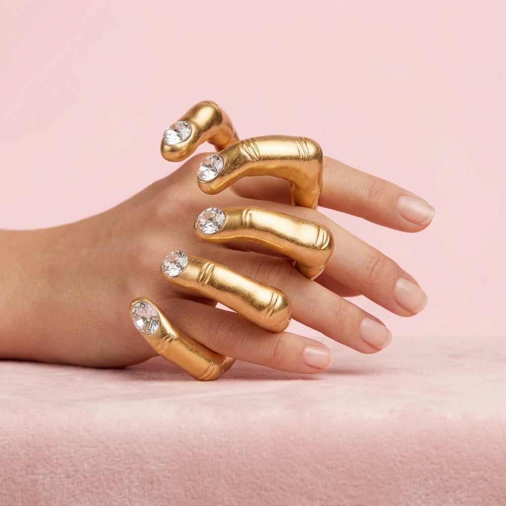 Anello Statement Hand In Hand