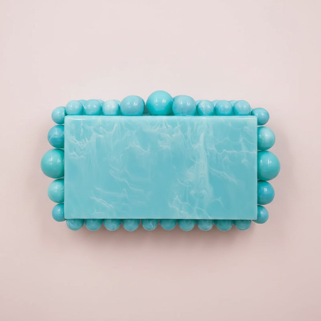 Bubbles Acrylic Clutch Bag