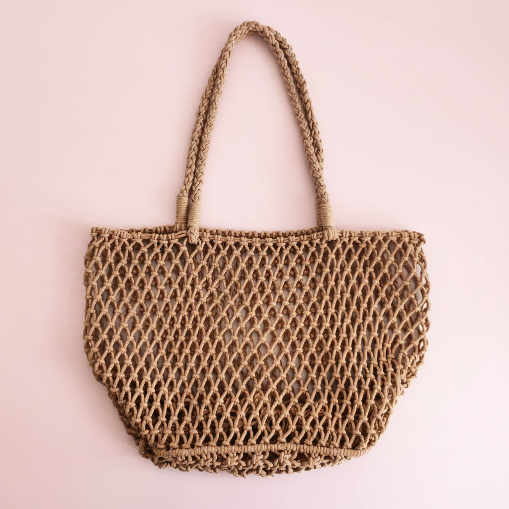 Crochet Beach Tote Bag