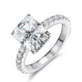 Emeral Cut Lab Diamond Ring
