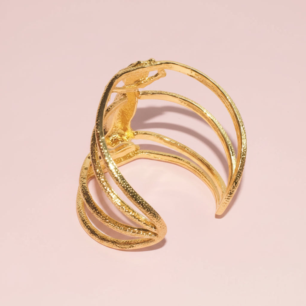 Nose Eyes Lip Cuff Bracelet