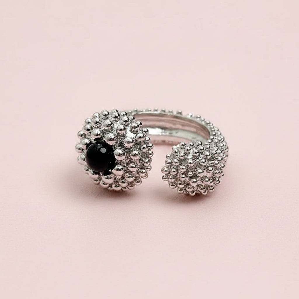 Chunky Agate Stone Ring