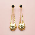 Keyhole Pendant Dangle Earrings
