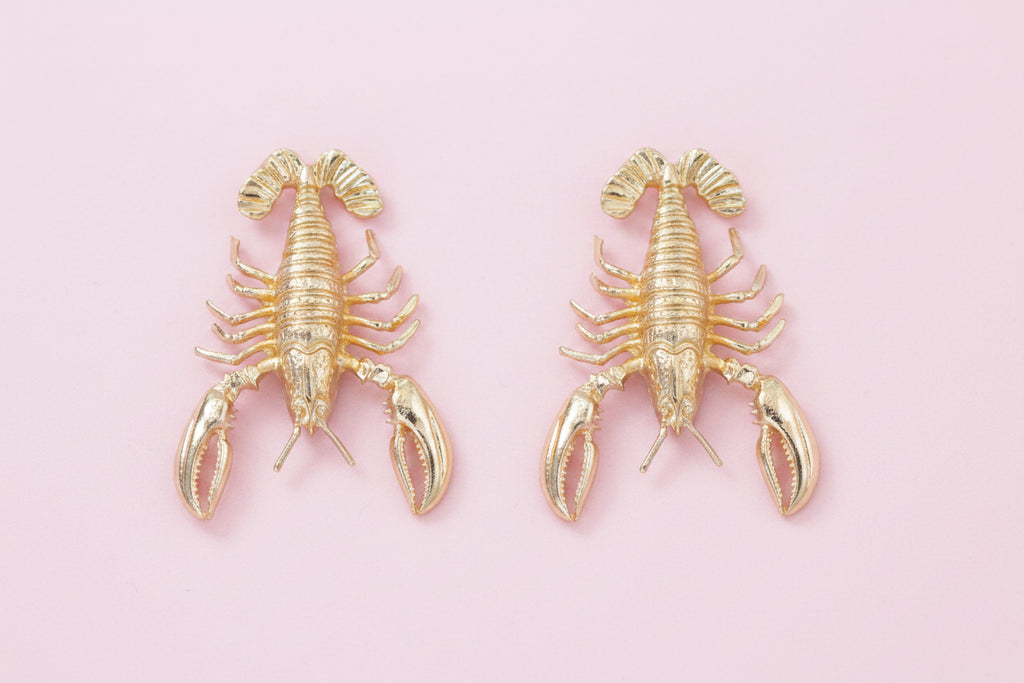 Lobster Surrealist Earrings
