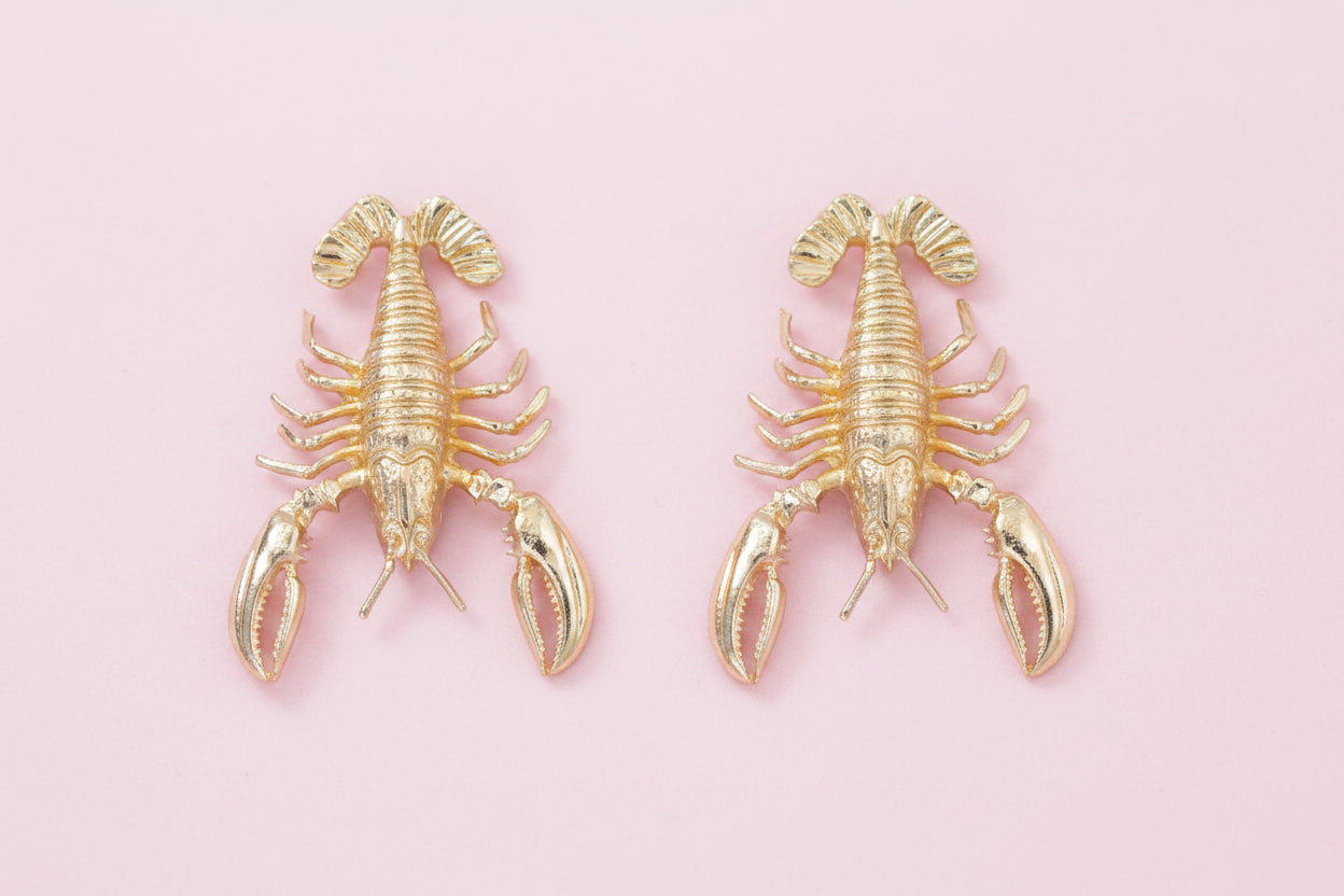 Lobster Surrealist Earrings