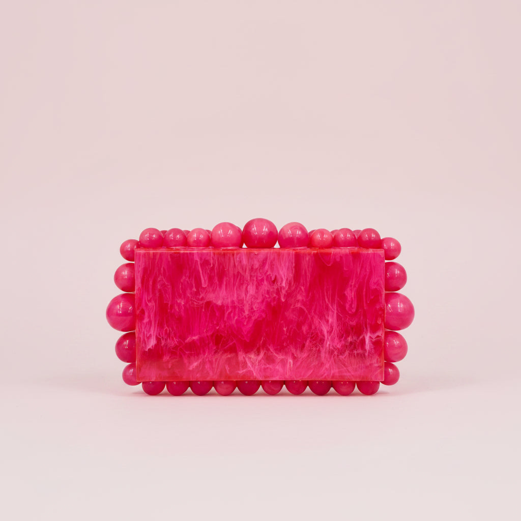 Bubbles Acrylic Clutch Bag