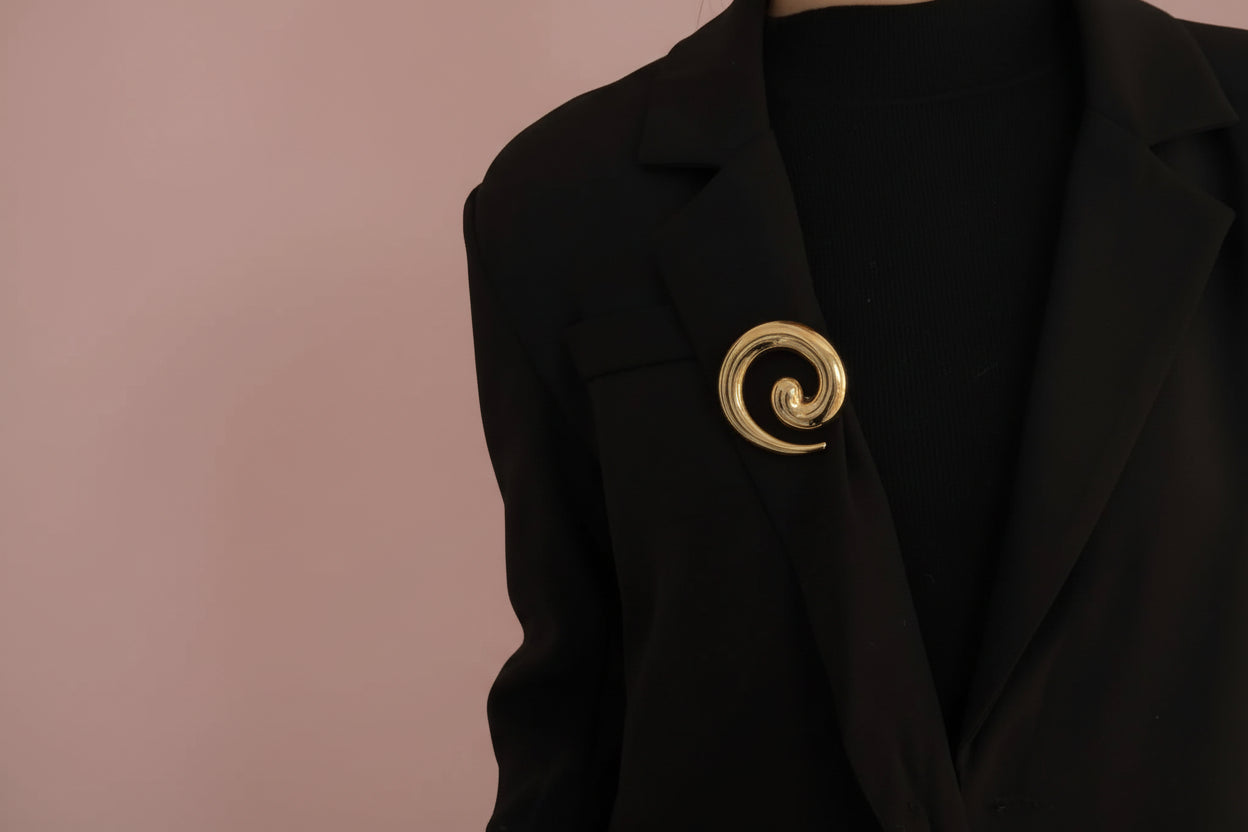 Spiral Pin Brooch