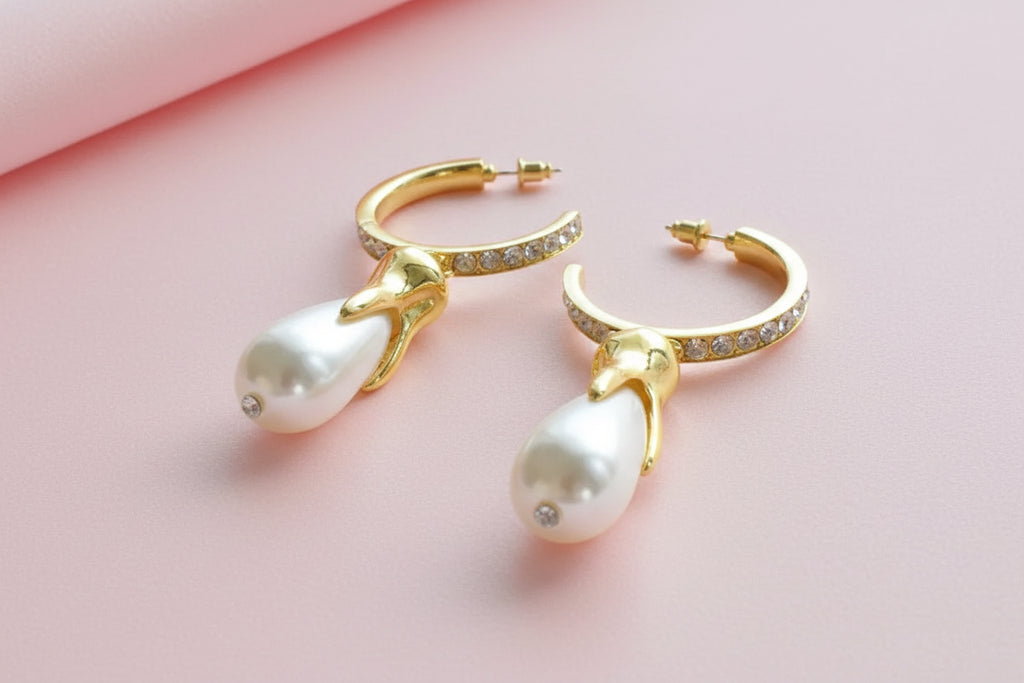 Pearl Dangle Earrings