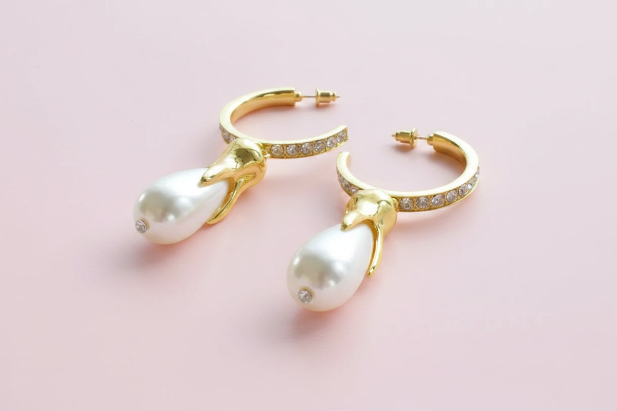 Pearl Dangle Earrings
