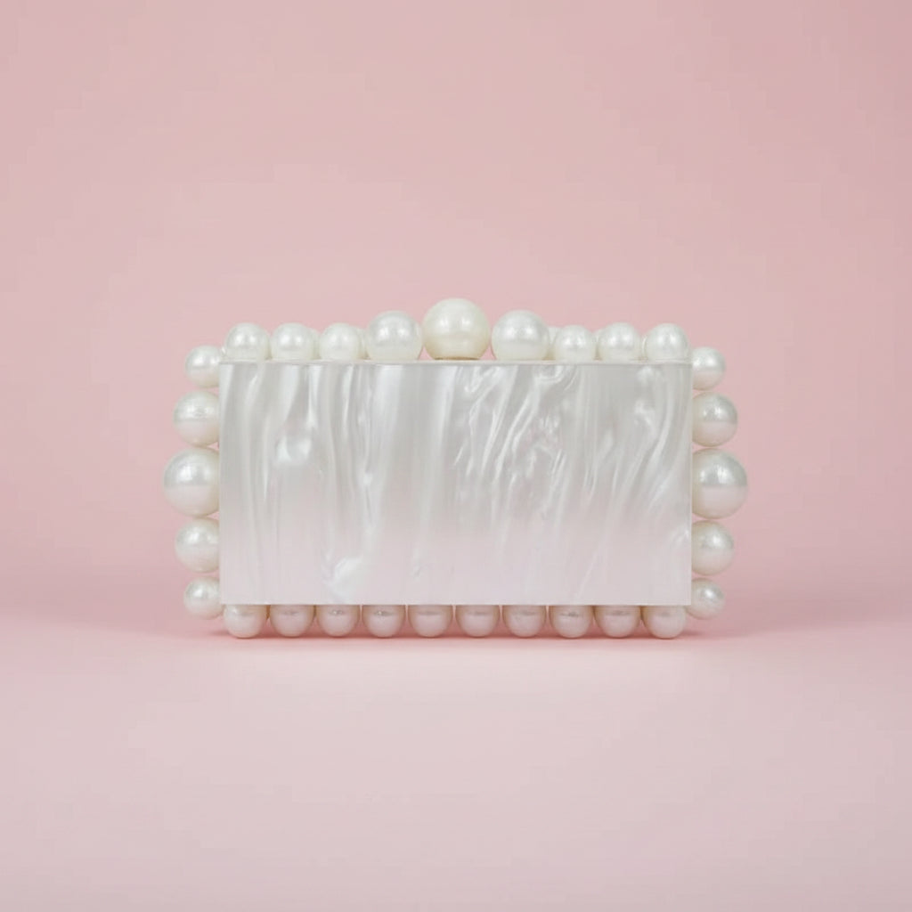 Bubbles Acrylic Clutch Bag