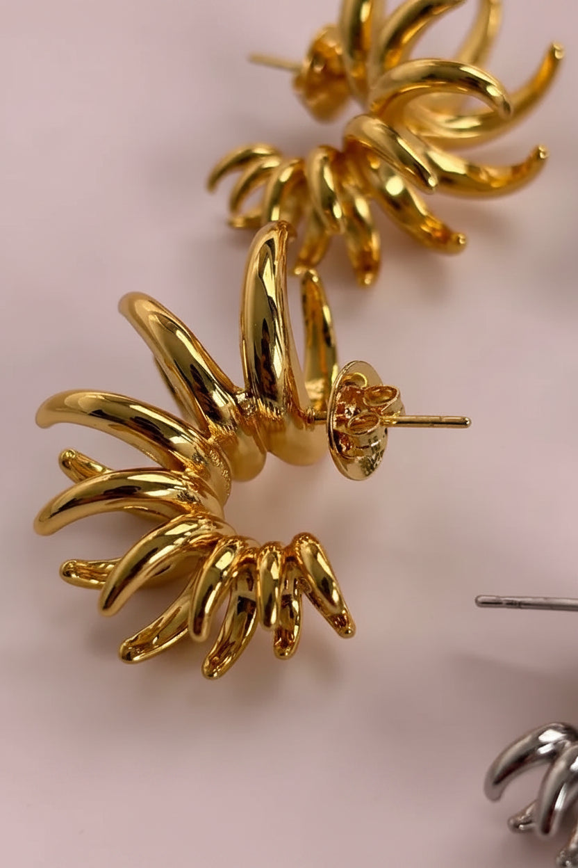 Sculptural Curved Earrings