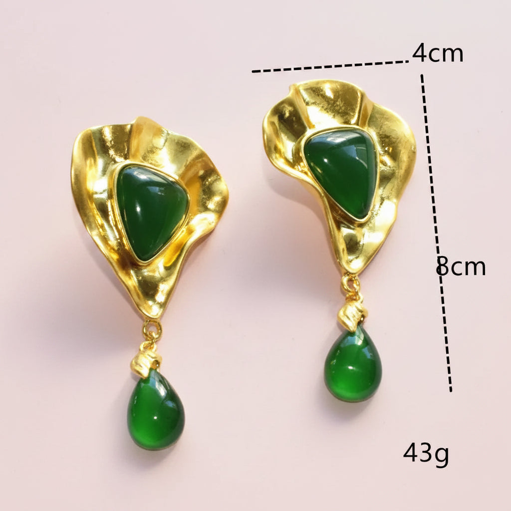 Statement  Water Drop Dangle Earrings