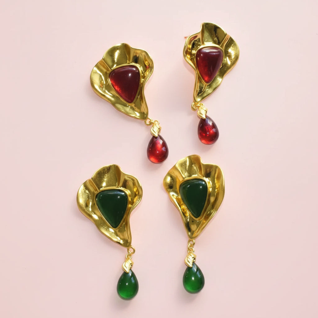Statement  Water Drop Dangle Earrings