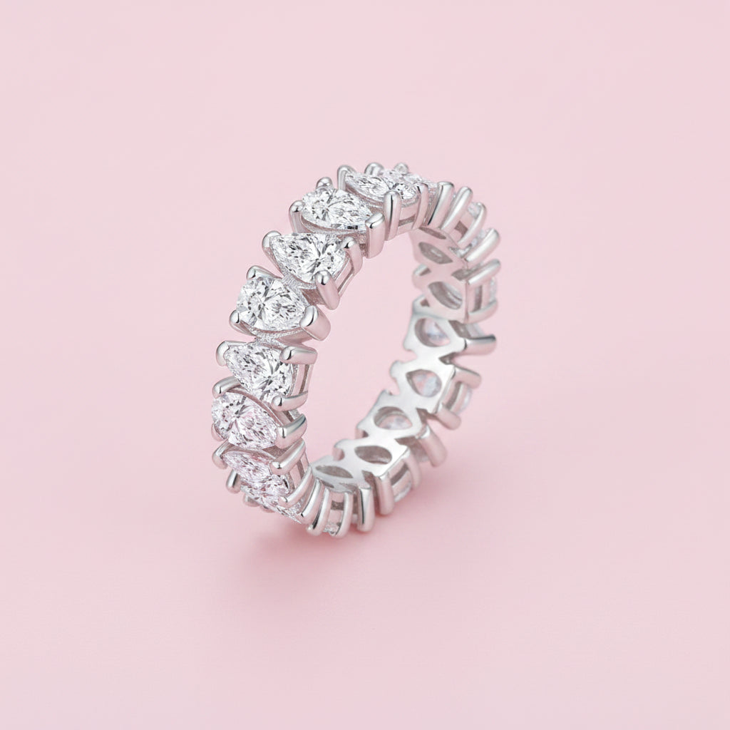 Lab Diamond Tennis Rings