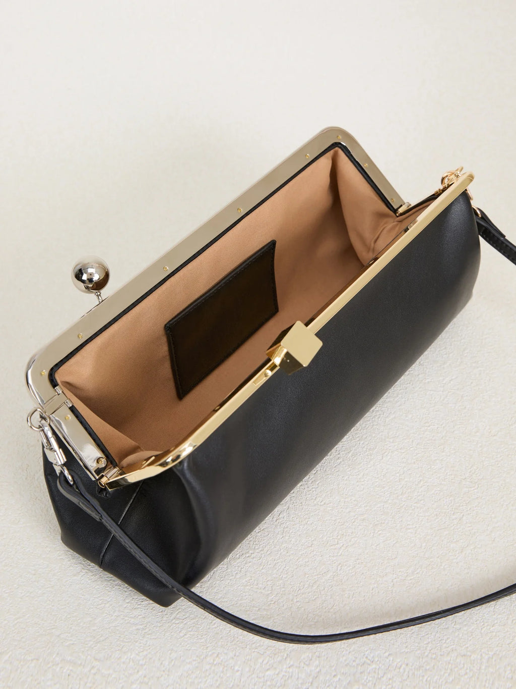 Kisslock Frame Clasp Pouch Clutch Purse