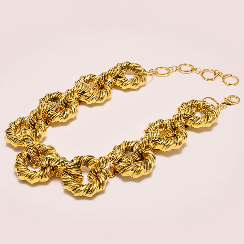 Chunky Baroque Chain Necklace