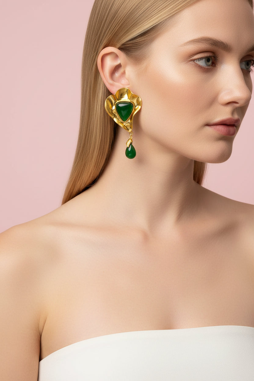 Statement  Water Drop Dangle Earrings