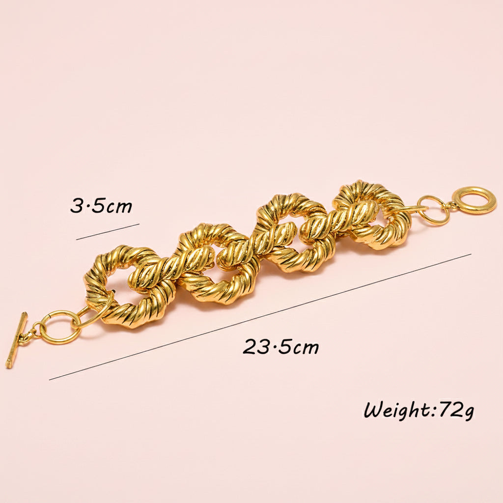 Chunky Baroque Chain Bracelet