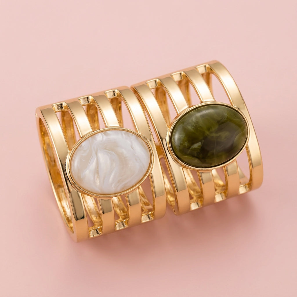 Oval Resin Stone Bracelets