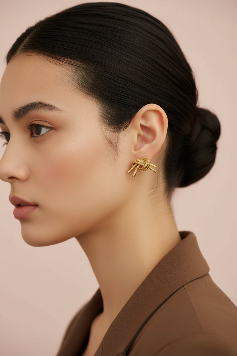 Knot  Small Earrings
