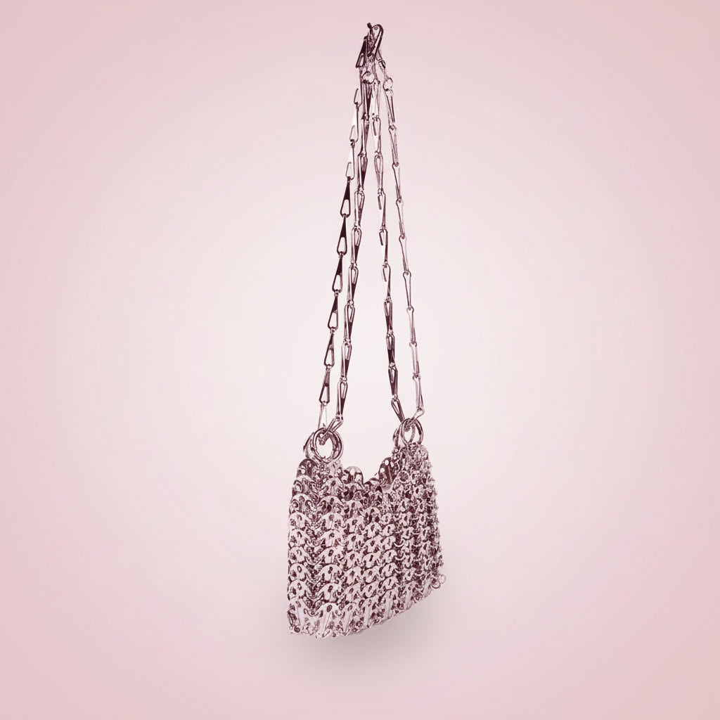 Metal Sequin Beaded Bag