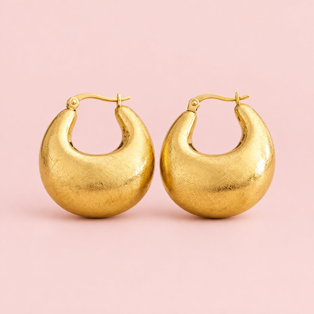 Chunky Hoop Earrings