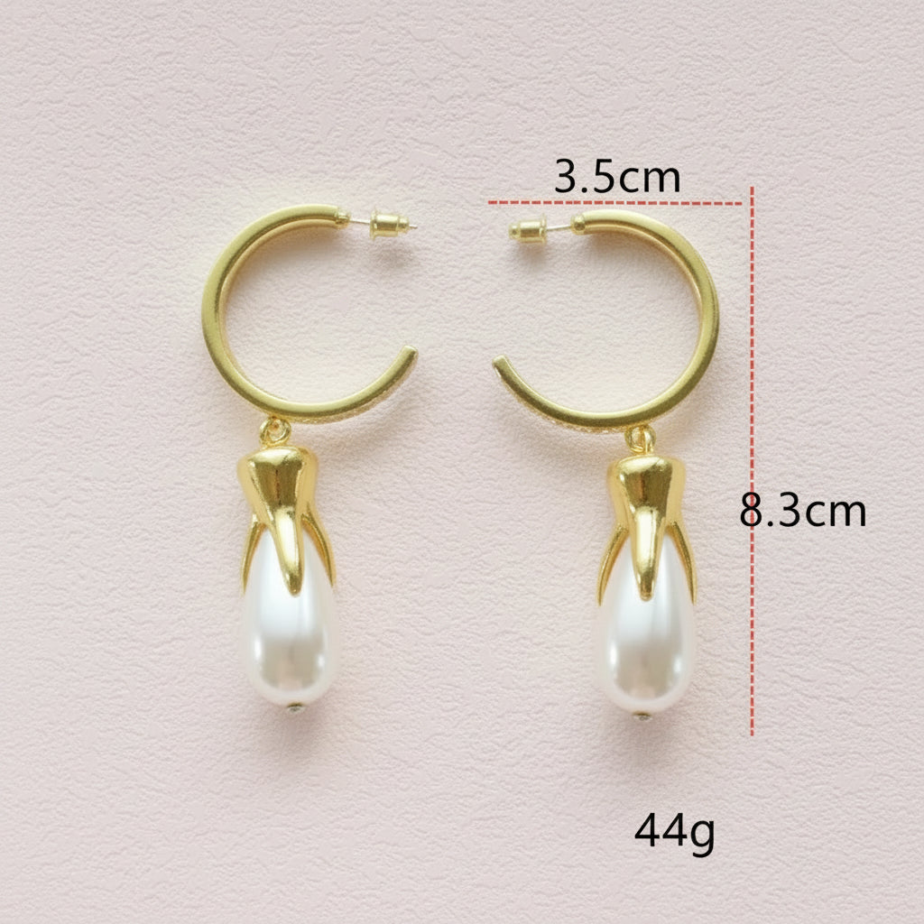 Pearl Dangle Earrings