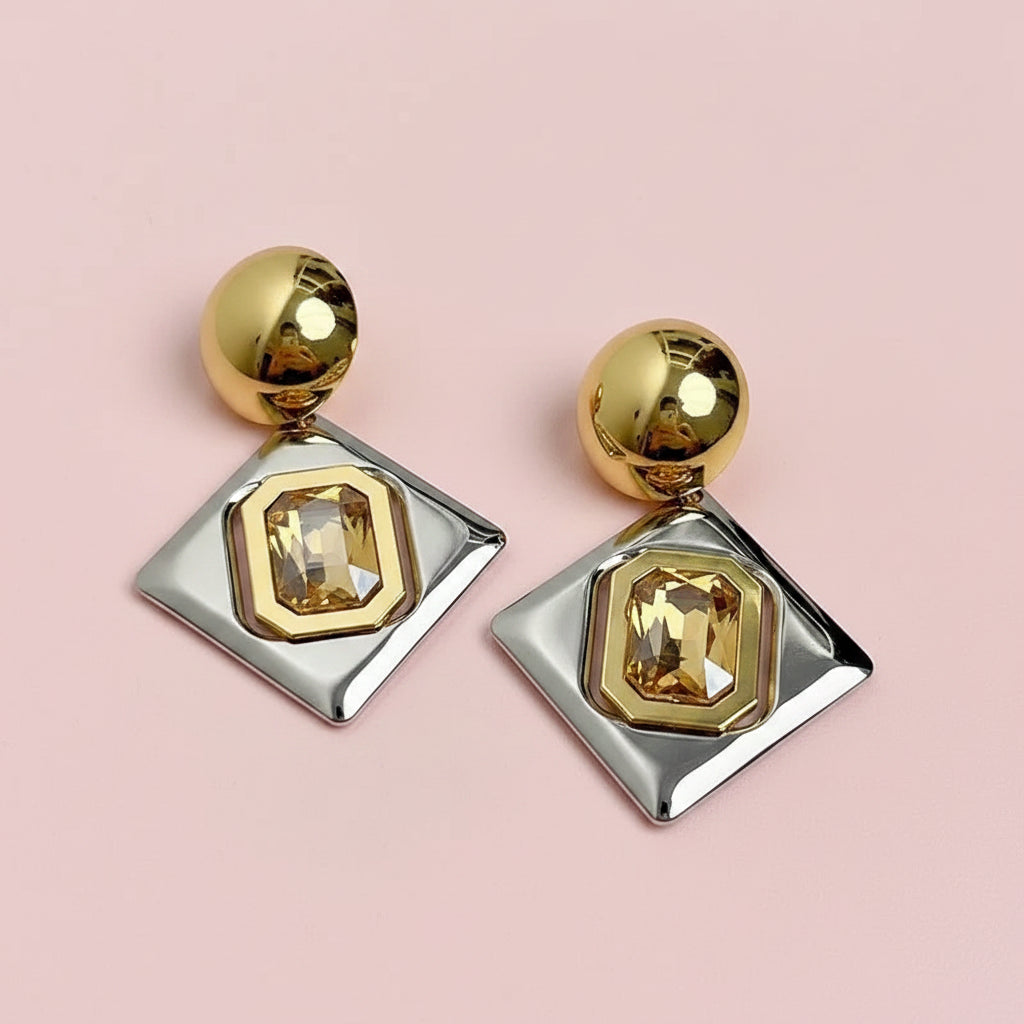 Geometric Chunky Earrings