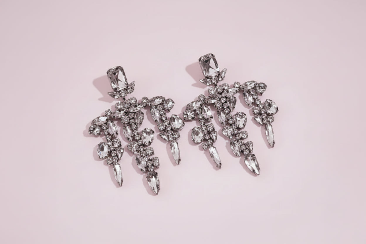 Chandelier Rhinestone Earrings