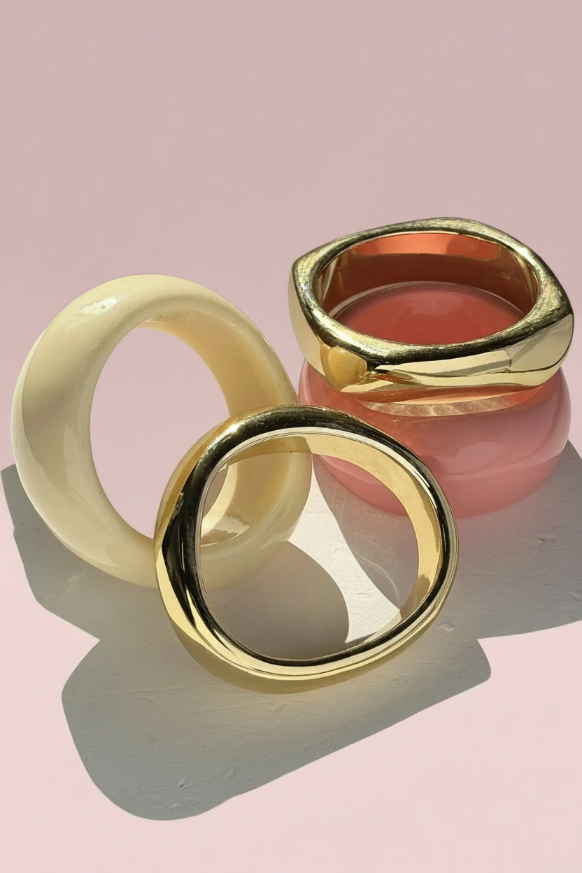Sculptural Bracelet Bangles