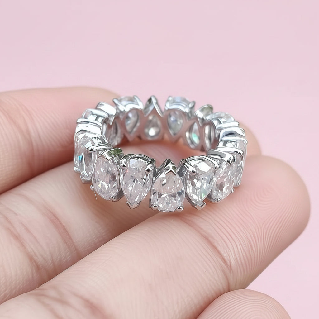 Lab Diamond Tennis Rings