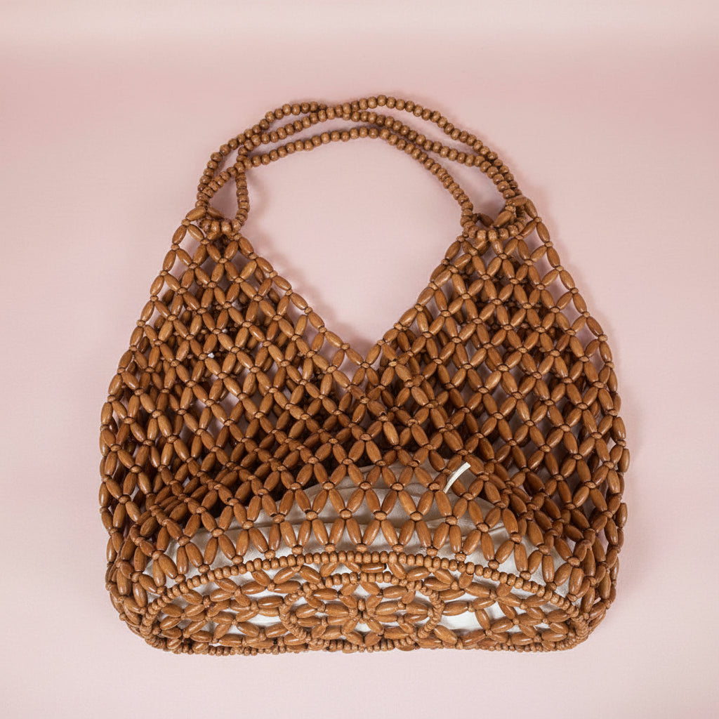 Handmade Woven Beaded Handbag