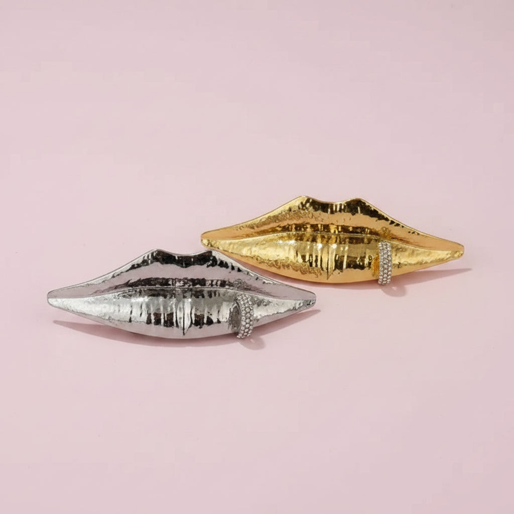 Lips Shaped Double Ring
