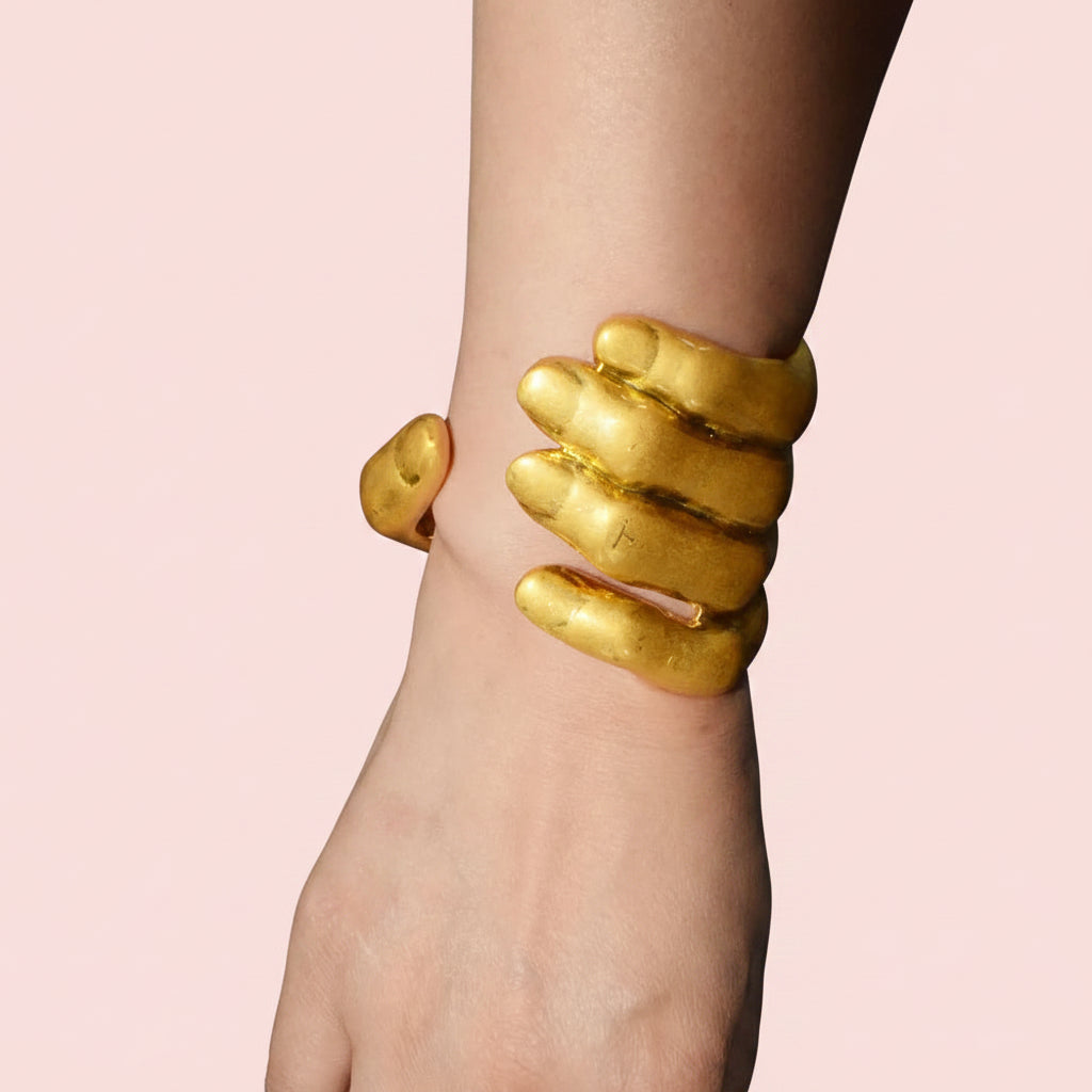 Surrealist Hand Hold Bracelet