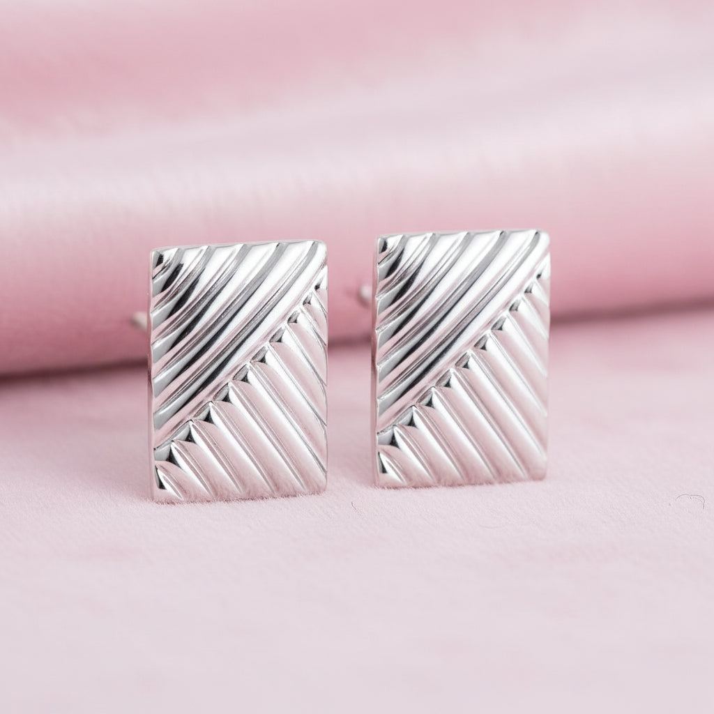 Geometric Stripes Earrings