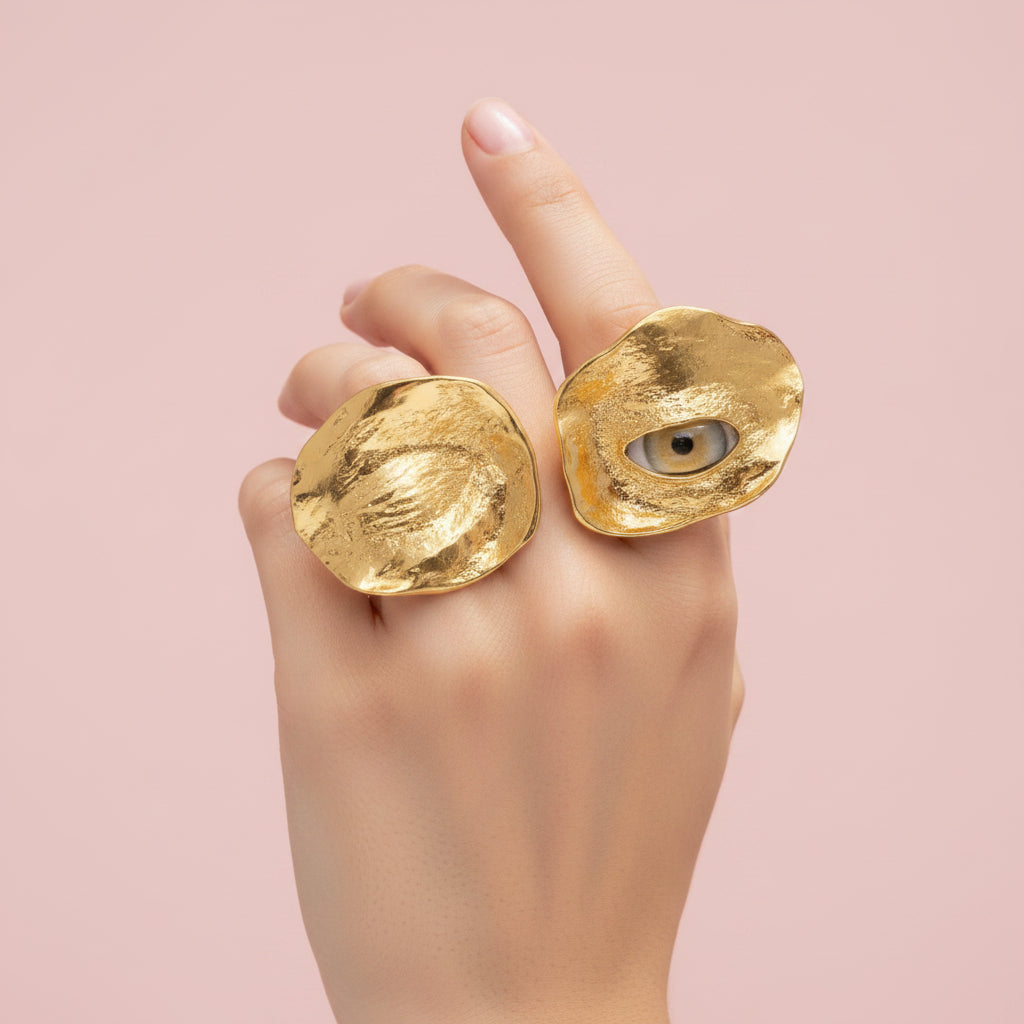 Blink Eye Double Ring