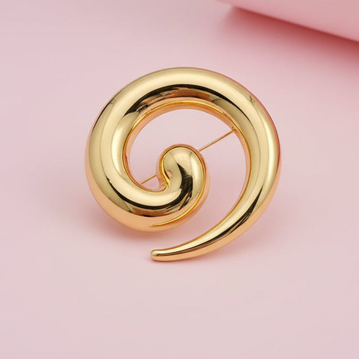 Spiral Pin Brooch
