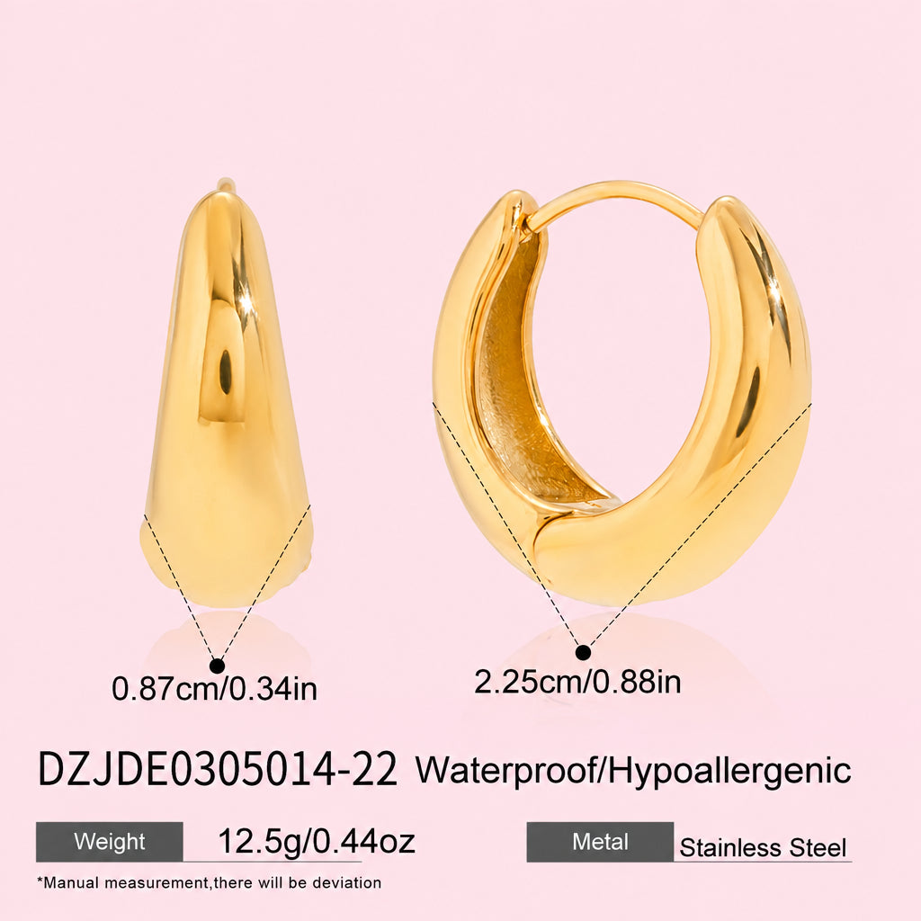 Water Drop Zircon Ear Cuffs & Earrings