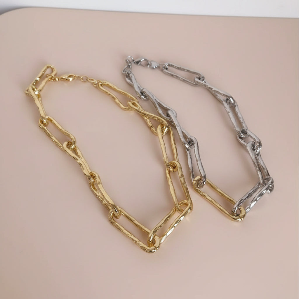 Irregular Chain Choker Necklace