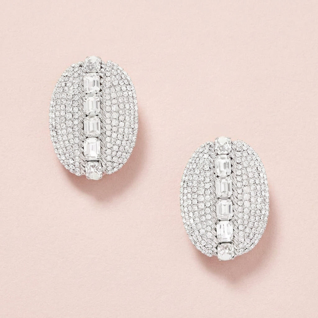 Ellipse Ear Clip Earrings