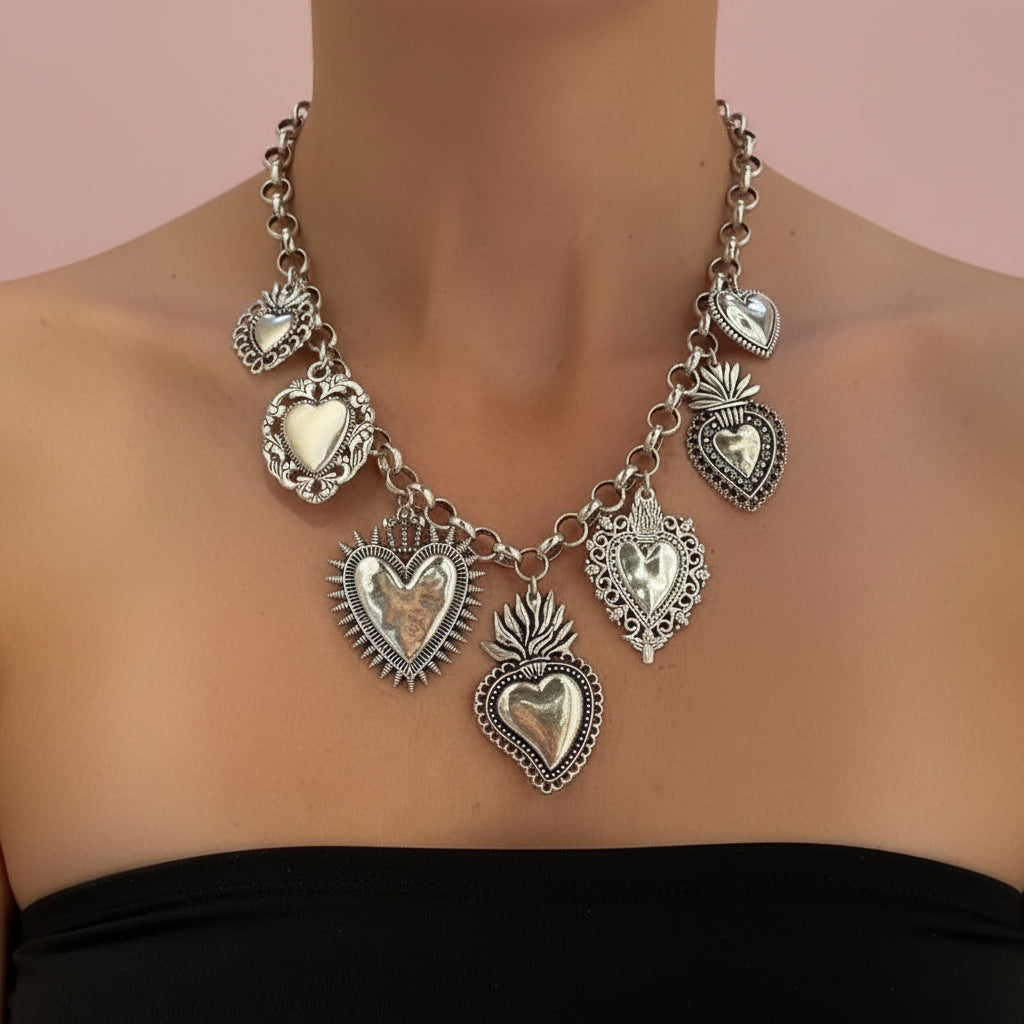 Heart Charms Necklace
